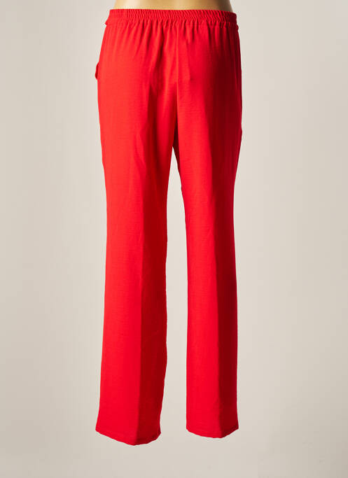 Pantalon droit rouge TINTA STYLE pour femme