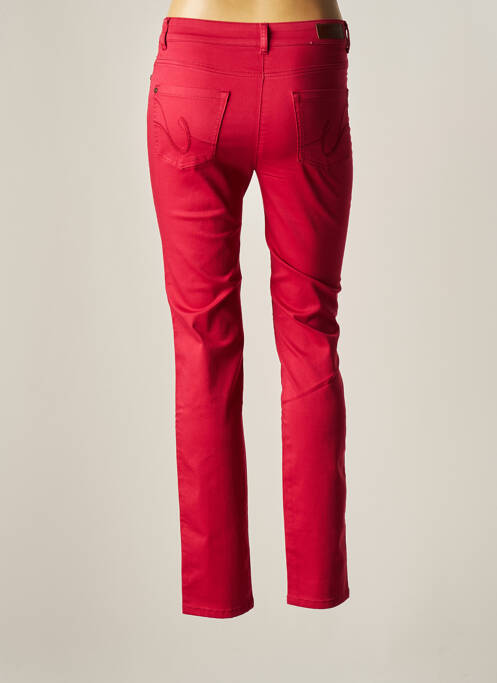 Pantalon slim rouge OLSEN pour femme