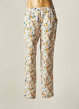 Pantalon chino tissage popeline taille normale rose LE PETIT BAIGNEUR femme