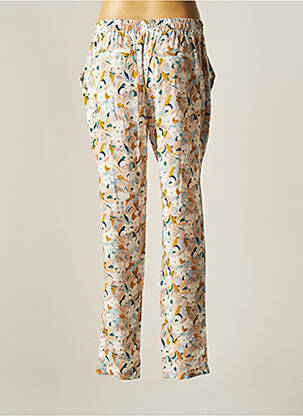 Pantalon chino tissage popeline taille normale rose LE PETIT BAIGNEUR femme