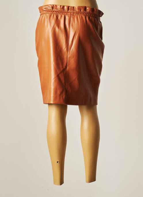 Jupe courte marron ESQUALO pour femme