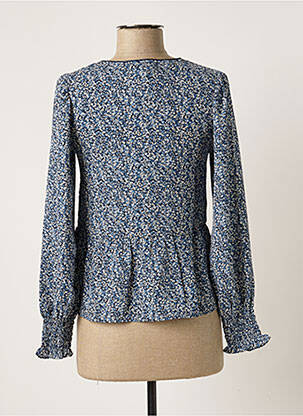 Blouse manches longues manches longues bleu LE TEMPS DES CERISES femme