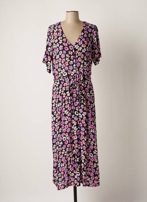 Robe longue violet KAFFE pour femme