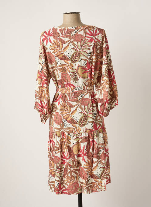 Robe mi-longue rose GARCIA femme