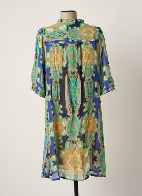 Robe mi-longue vert CREAM pour femme