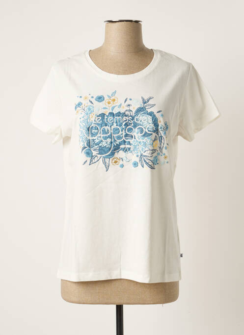 T-shirt blanc LE TEMPS DES CERISES pour femme