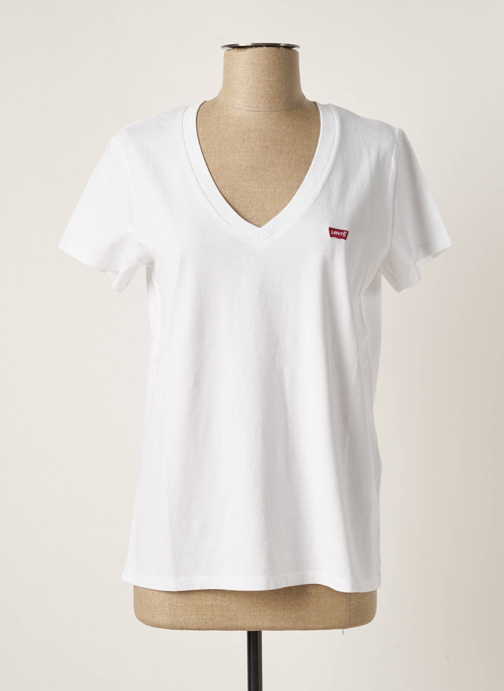 LOUIS VUITTON T-shirt de couleur blanc en soldes pas cher 1557490-blanc0 -  Modz