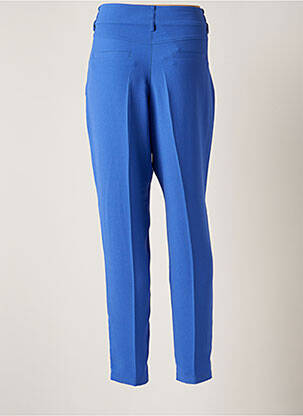 Pantalon chino tissage popeline taille normale bleu CREAM femme