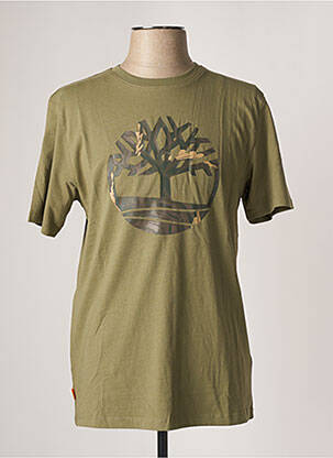 T-shirt vert TIMBERLAND pour homme