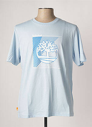 T-shirt bleu TIMBERLAND pour homme