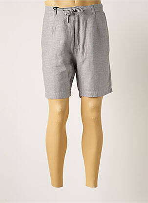 Bermuda coupe droite taille normale gris TEDDY SMITH homme
