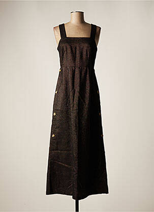 Robe longue manches dos nu sans manche noir VERO MODA femme