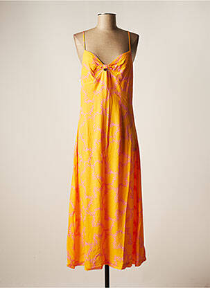 Robe longue orange Y.A.S pour femme