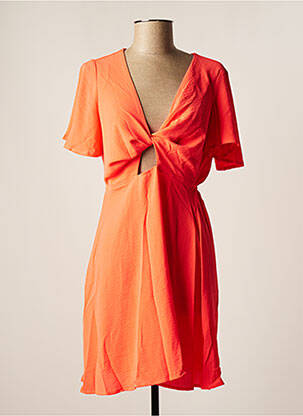 Robe mi-longue orange KILKY pour femme