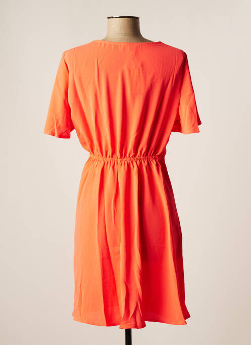 Robe mi-longue orange KILKY pour femme