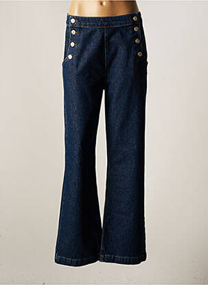 Jeans coupe large bleu GRACE & MILA pour femme