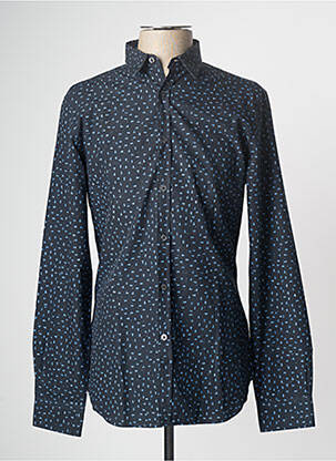 Chemise manches longues imprimé fantaisie bleu PAUL SMITH homme