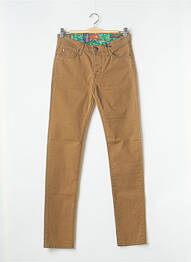 Pantalon slim stretch taille normale marron ROY ROGERS homme