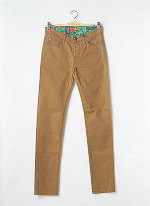 Pantalon slim stretch taille normale marron ROY ROGERS homme