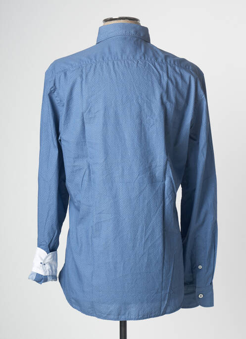 Chemise manches longues bleu BREUER pour homme