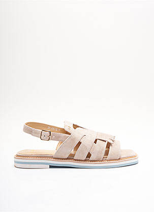 Sandales/Nu pieds beige NATHAN-BAUME pour femme