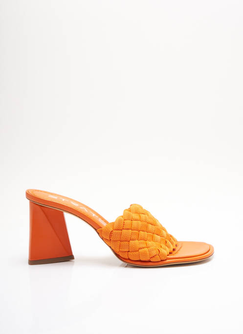 Mules/Sabots orange STRATEGIA pour femme