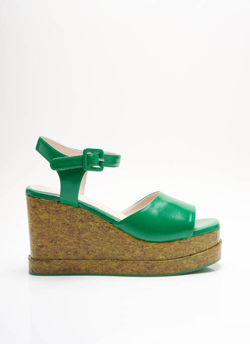 Sandales/Nu pieds vert STRATEGIA pour femme