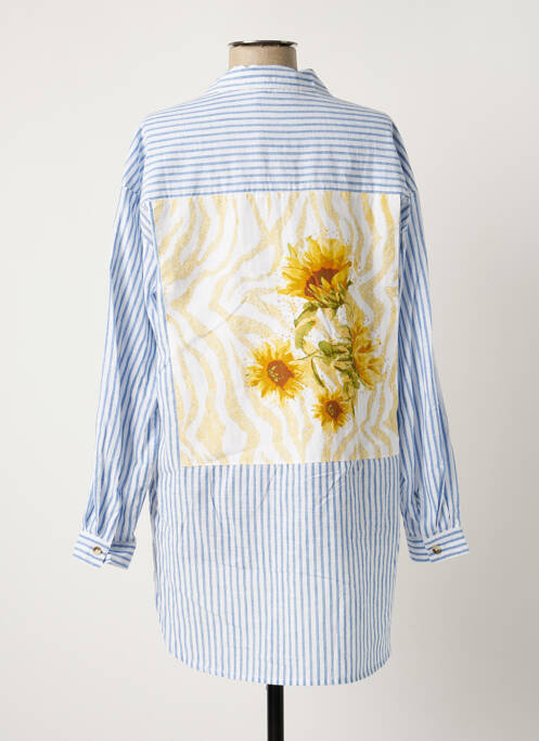 Tunique manches longues bleu CREAM pour femme