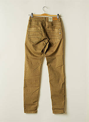 Pantalon slim stretch taille normale beige CREAM femme