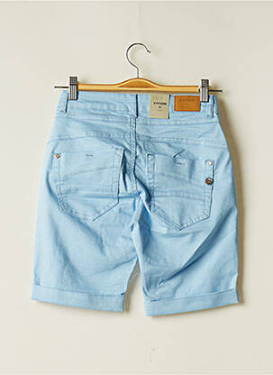 Bermuda coupe droite taille normale bleu CREAM femme