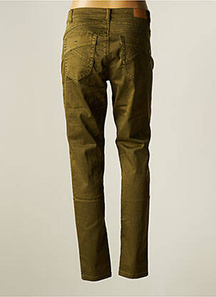 Pantalon slim stretch taille normale vert CREAM femme