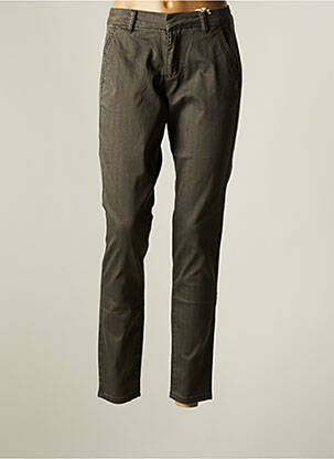 Pantalon chino taille normale taille normale gris CREAM femme