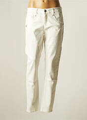 Jeans coupe slim blanc CREAM pour femme seconde vue