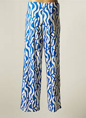 Pantalon large bleu OUI pour femme seconde vue