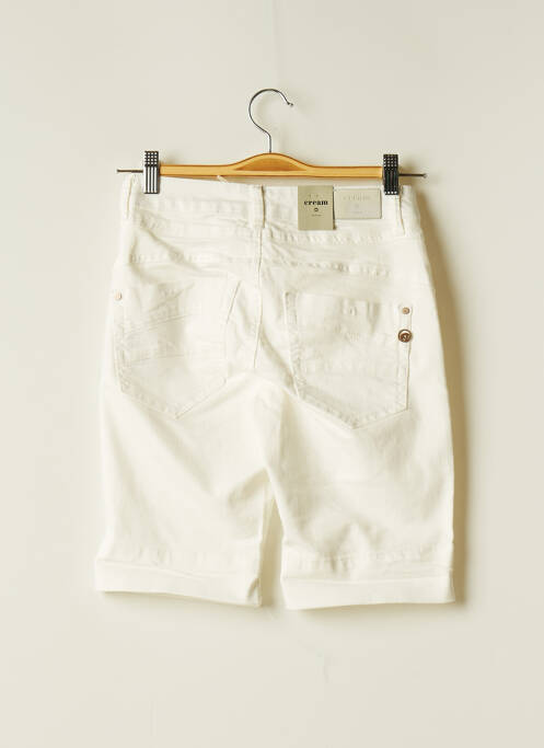 Bermuda coupe droite taille normale blanc CREAM femme