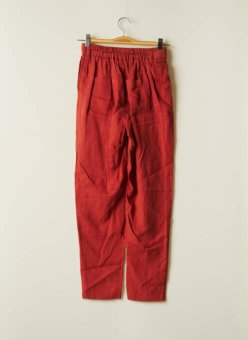 Pantalon droit orange C'EST BEAU LA VIE pour femme