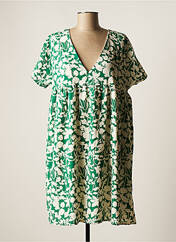Robe courte vert LILIE ROSE pour femme seconde vue