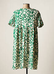 Robe courte vert LILIE ROSE pour femme seconde vue