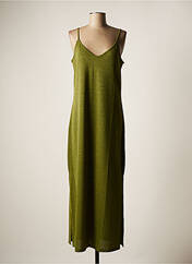 Robe longue vert VILA pour femme seconde vue
