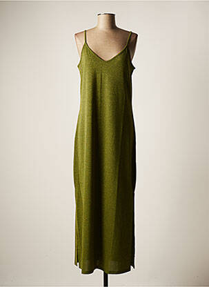 Robe longue vert VILA pour femme