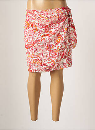 Jupe courte coupe droite rose DEELUXE femme