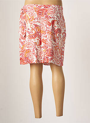 Jupe courte coupe droite rose DEELUXE femme