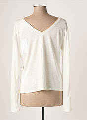 T-shirt blanc VILA pour femme seconde vue