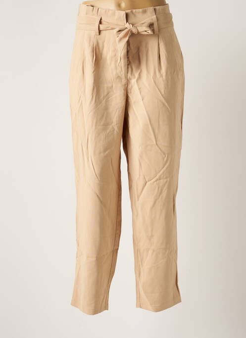 Pantalon droit beige VILA pour femme