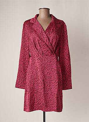 Robe courte manches longues manches longues rose VILA femme