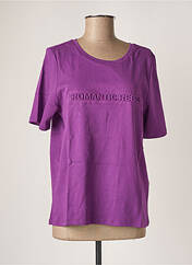 T-shirt violet VILA pour femme seconde vue