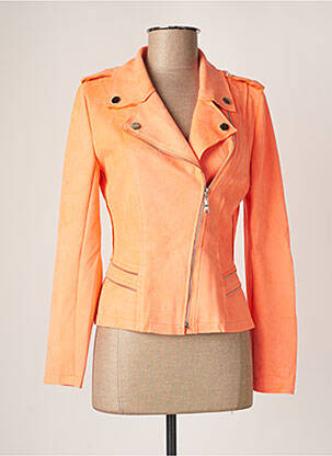 Veste casual orange H F WOMAN COLLECTION pour femme