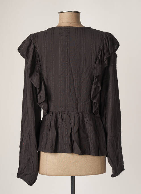 Blouse noir ICHI pour femme