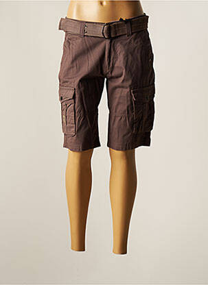 Bermuda coupe droite taille normale gris RITCHIE homme