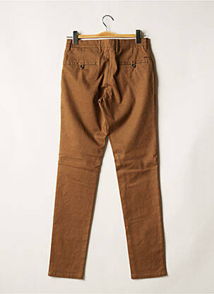 Pantalon droit taille normale taille normale marron LCDN homme